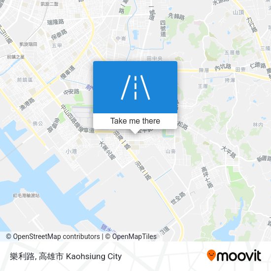 樂利路 map