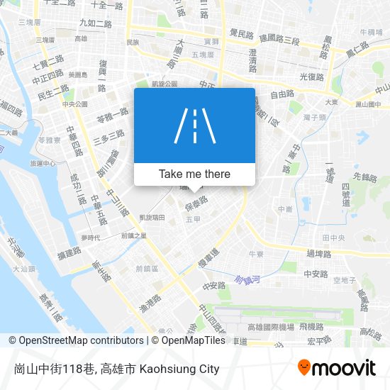 崗山中街118巷 map