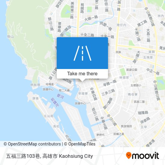 五福三路103巷地圖