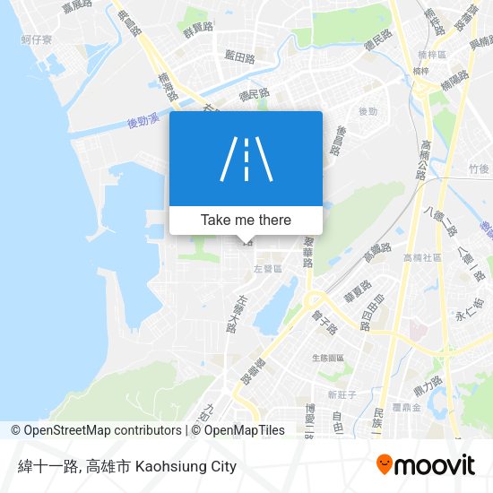 緯十一路 map