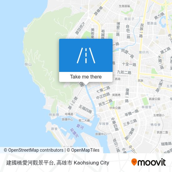 建國橋愛河觀景平台 map