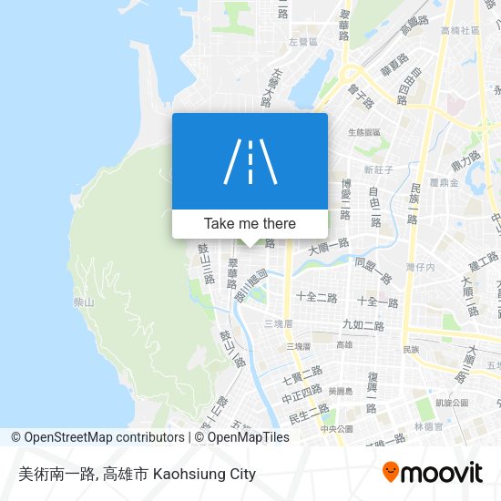 美術南一路 map