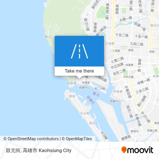 鼓元街地圖