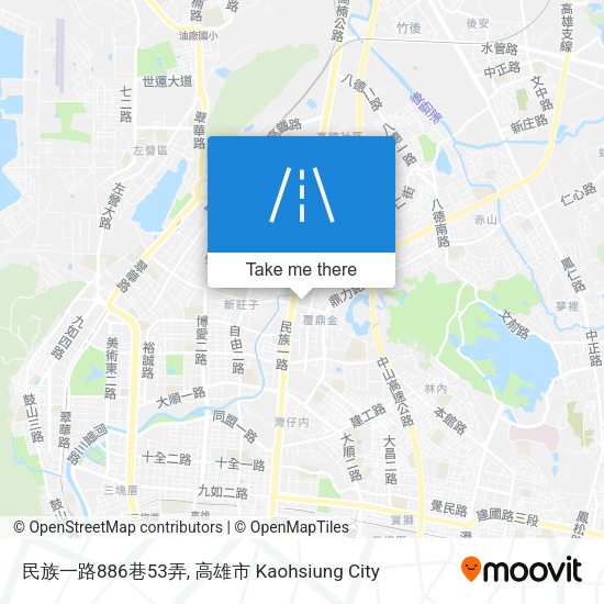 民族一路886巷53弄 map