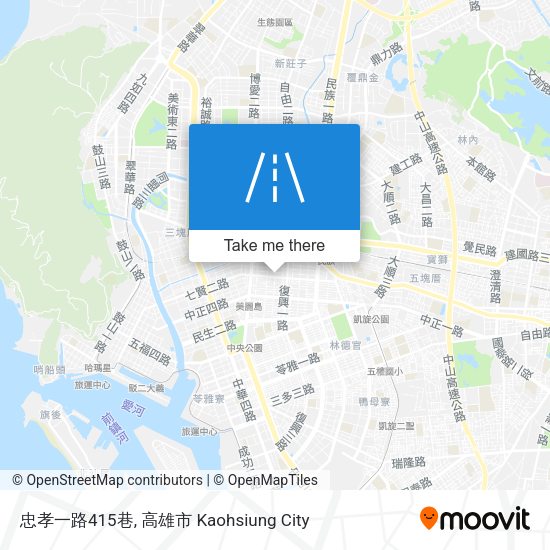 忠孝一路415巷 map