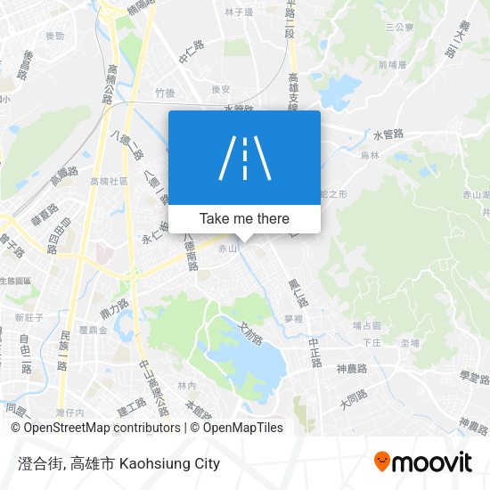 澄合街地圖