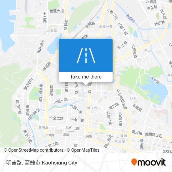 明吉路 map