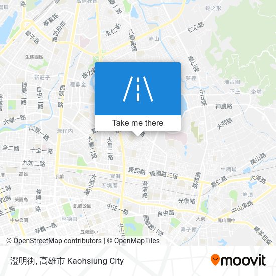 澄明街 map