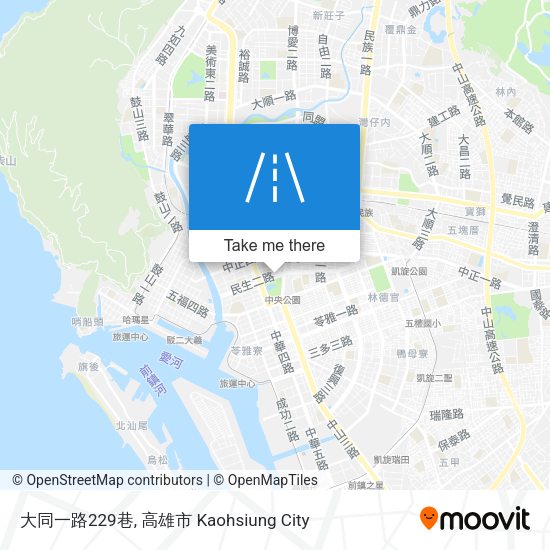 大同一路229巷地圖