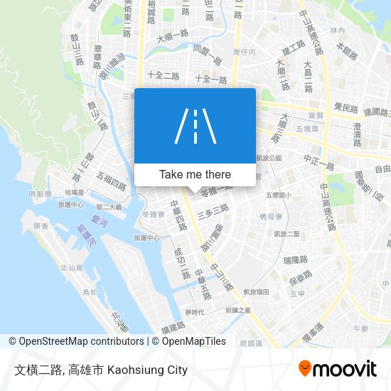文橫二路 map