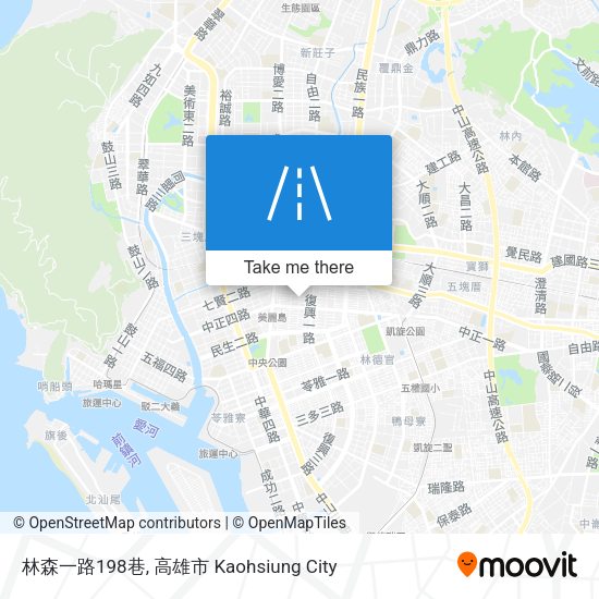 林森一路198巷地圖