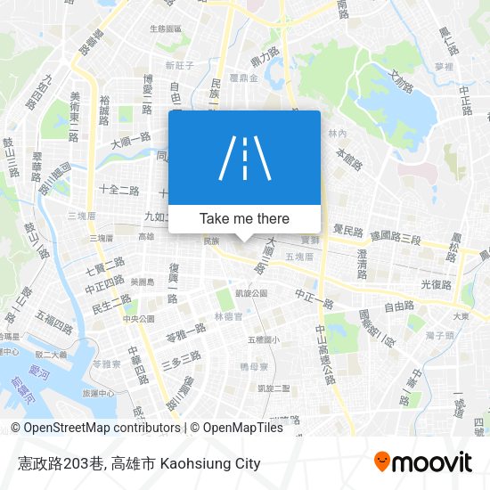 憲政路203巷 map