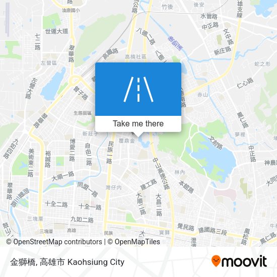 金獅橋 map