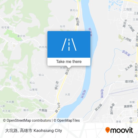 大坑路 map