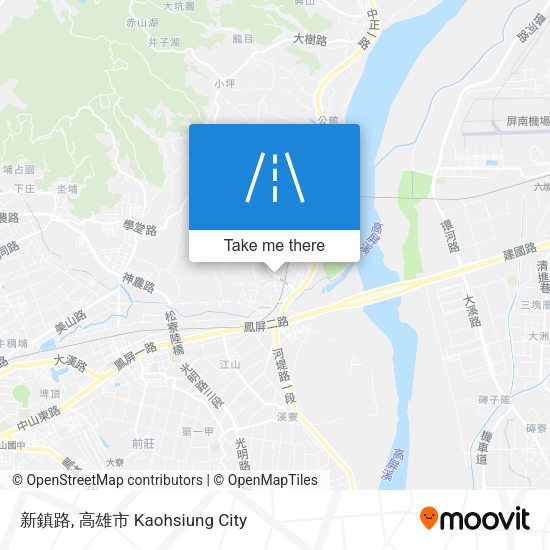 新鎮路地圖