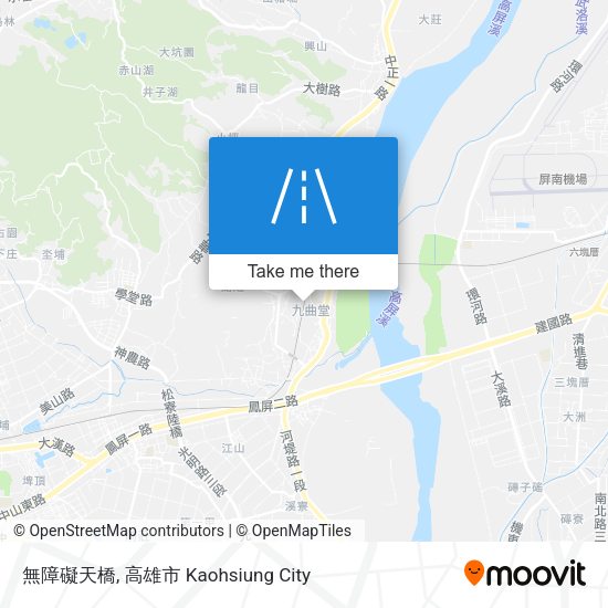 無障礙天橋 map