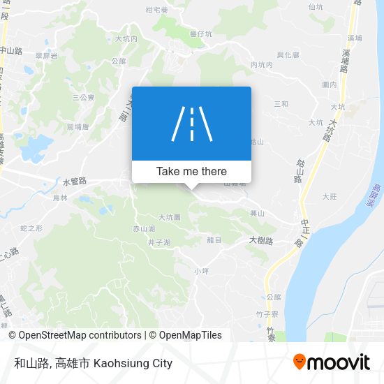 和山路地圖