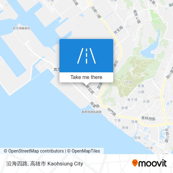 沿海四路 map