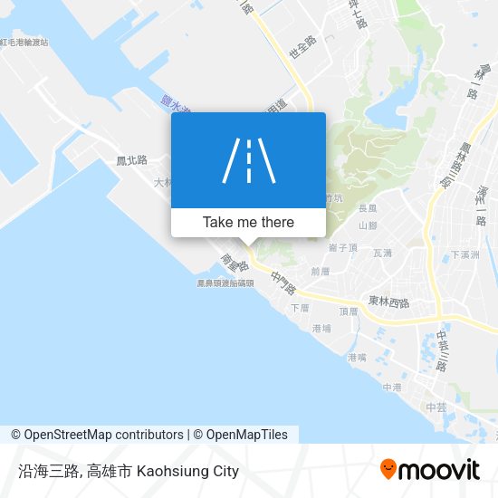 沿海三路地圖