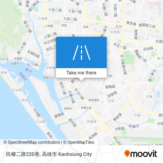 民權二路220巷 map