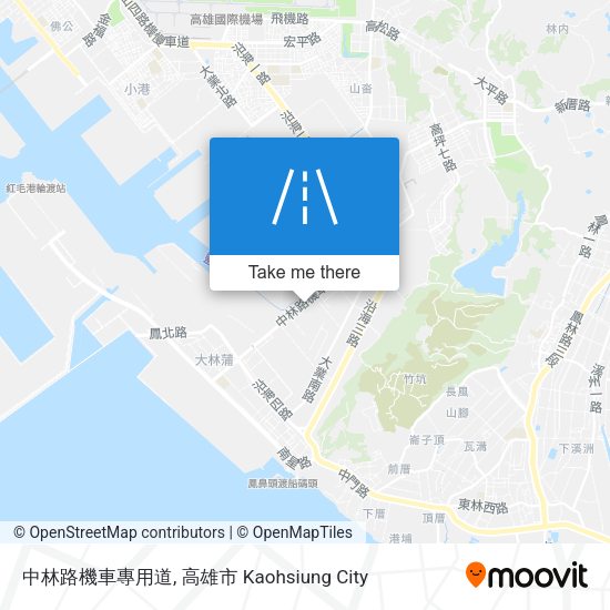 中林路機車專用道地圖