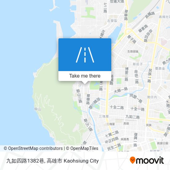 九如四路1382巷地圖