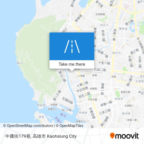 中庸街179巷 map