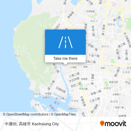 中庸街 map