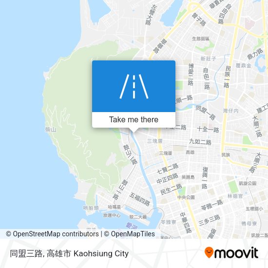 同盟三路 map