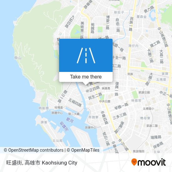 旺盛街地圖
