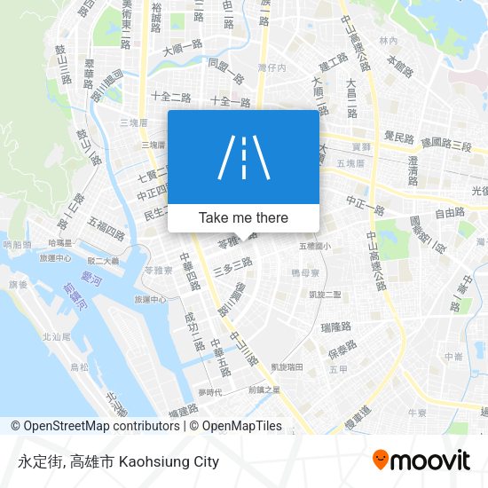 永定街 map