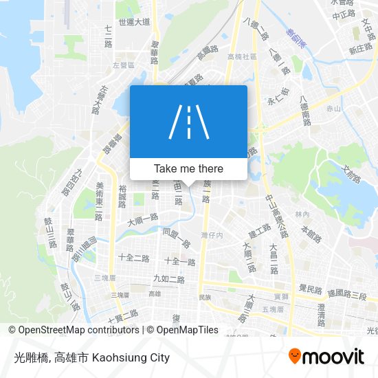 光雕橋 map