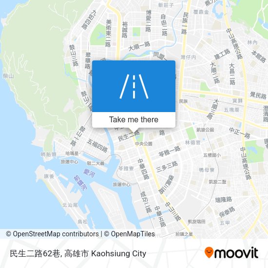民生二路62巷地圖