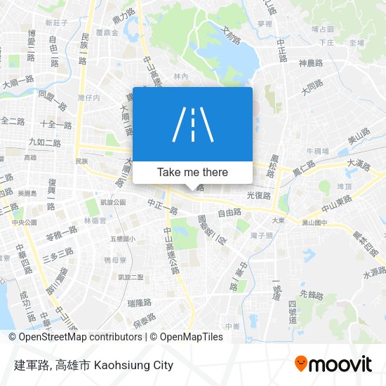 建軍路 map
