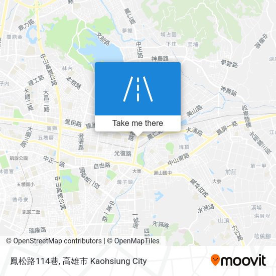 鳳松路114巷地圖