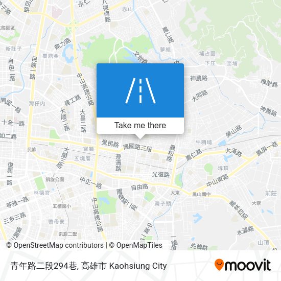 青年路二段294巷地圖