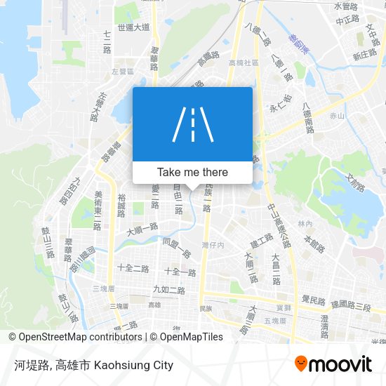 河堤路 map