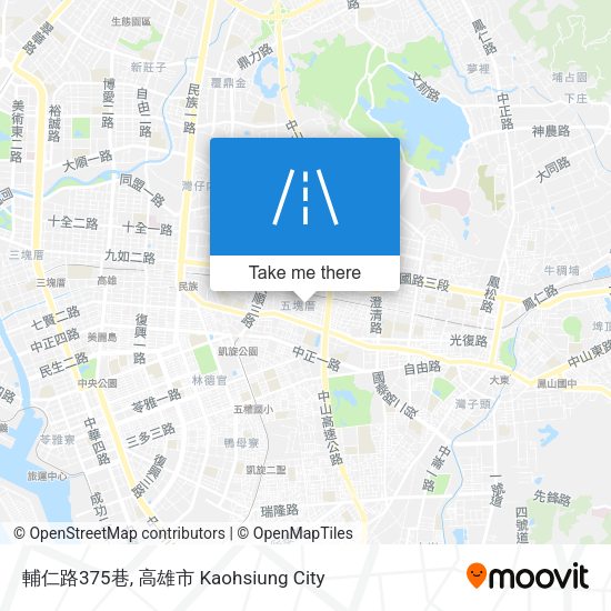 輔仁路375巷地圖