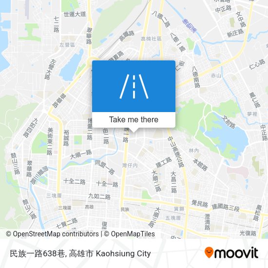 民族一路638巷地圖