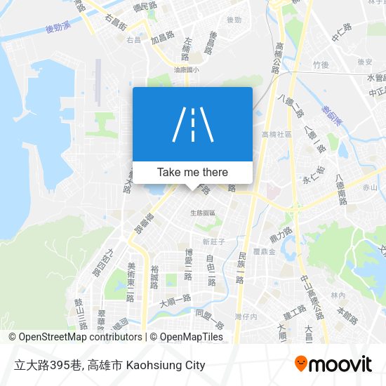 立大路395巷地圖