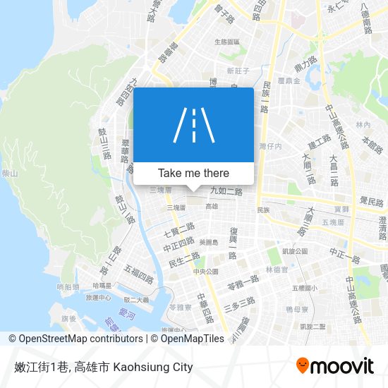 嫩江街1巷地圖