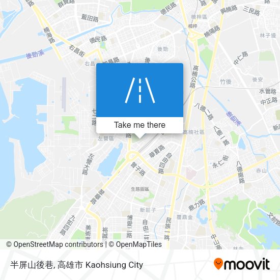 半屏山後巷 map