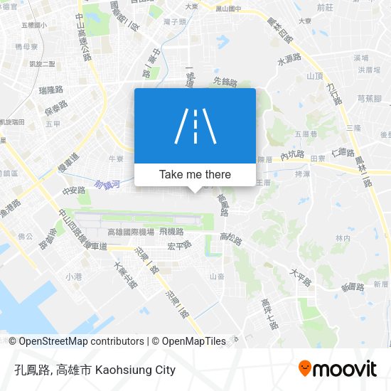 孔鳳路地圖