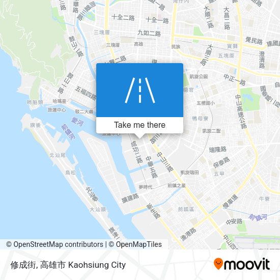修成街 map