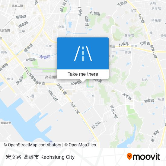 宏文路地圖