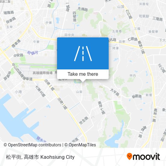 松平街 map