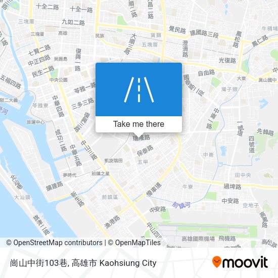 崗山中街103巷 map