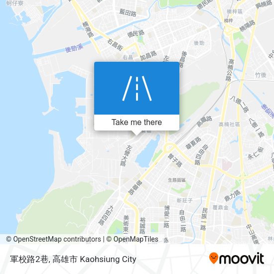 軍校路2巷 map