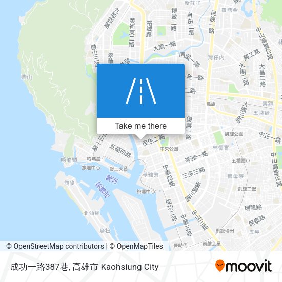 成功一路387巷 map