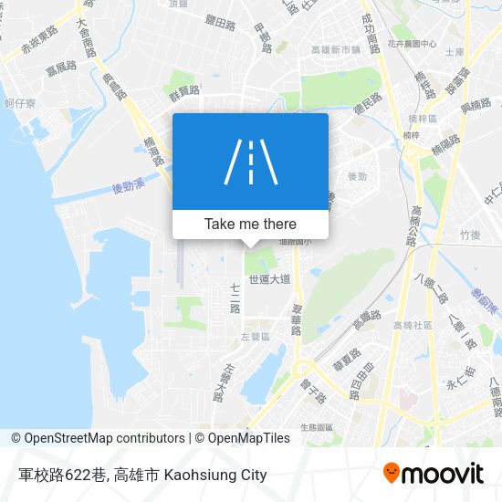 軍校路622巷 map